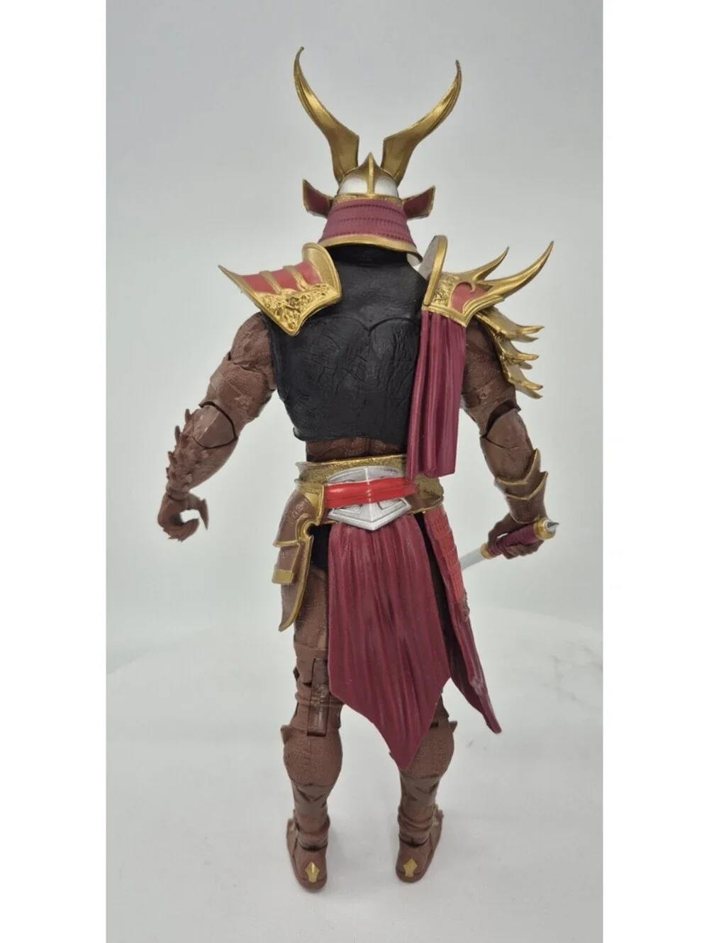 Mcfarlane Toys Mortal Kombat 11 Shao Khan 7-inch Gold/Red Suit Action Figure